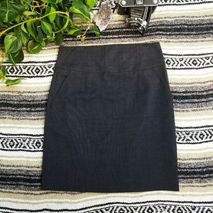 Textured Banana Republic Pencil Skirt